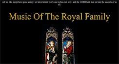 Desktop Screenshot of musicoftheroyalfamily.org