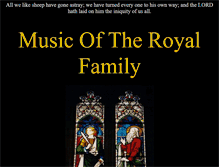 Tablet Screenshot of musicoftheroyalfamily.org